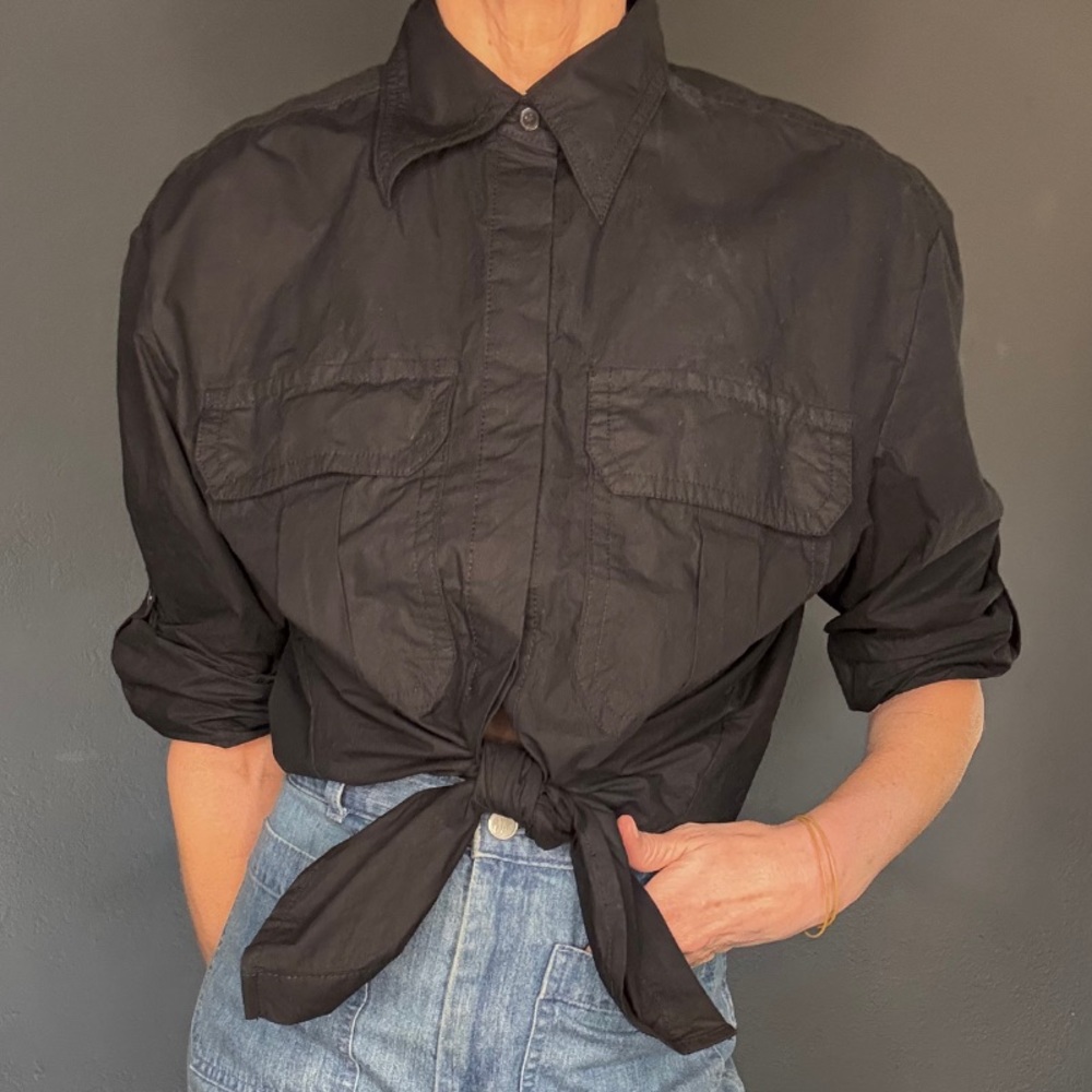 Banana Republic Charcoal Button Down Shirt